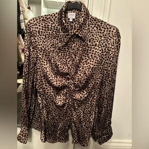 Armani Collezioni animal print silk shirt - Made it Italy size 8
